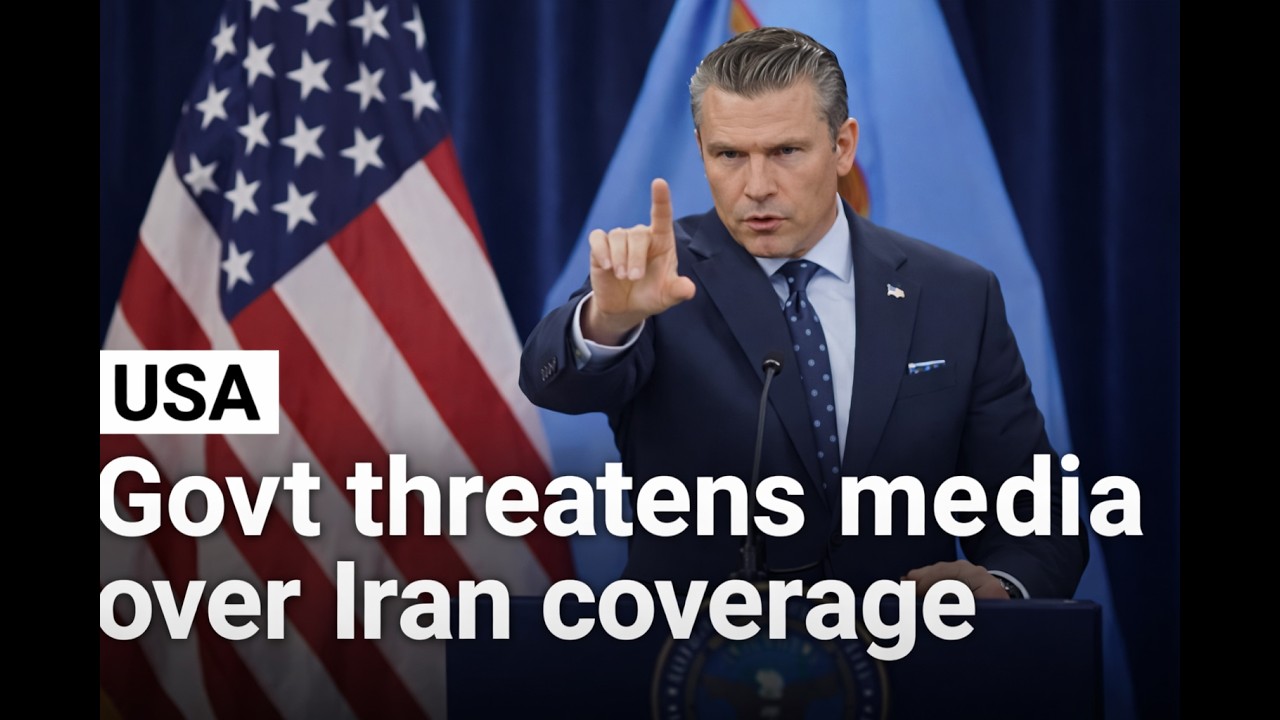 Trump administration threatens media outlets over Iran war coverage ...