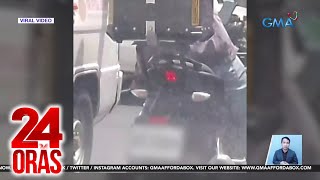 Rider, binutas ang gulong ng nakagiriaan umanong motorista | 24 Oras