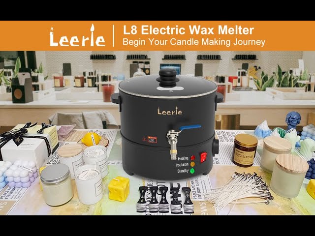 TOAUTO 4L Wax Melter Electric Melting Pot Candle Making 