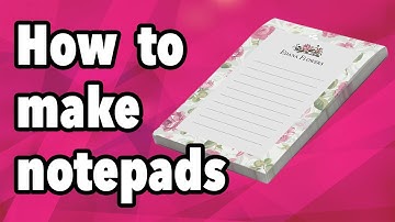 How to make custom notepads