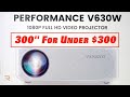 NEW Vankyo V630W HD Projector - HUGE Picture HUGE Value