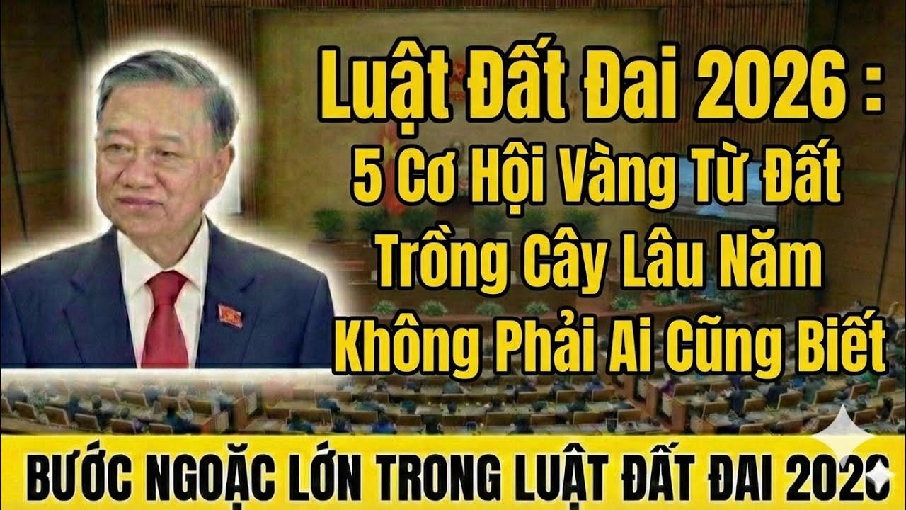 Luật Đất Đai 2026: 5 Cơ Hội Vàng Từ Đất Trồng Cây Lâu Năm Không Phải Ai Cũng Biết