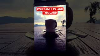 POV: 5AM alarm పెట్టి hill ఎక్కా… చేతిలో coffee, కళ్ల ముందు sea నుండి sunrise 🌅 Koh Samui View Point