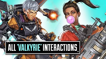 *NEW* ALL Valkyrie Interaction Voicelines in Apex Legends Season 27