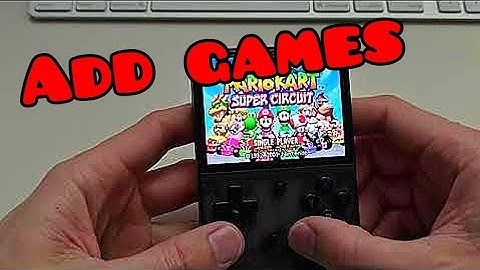 Anbernic - How to add games Roms for Emulator RG35XX plus