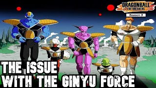 The issue with the Ginyu Force in Dragon Ball The Breakers Season 3