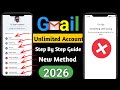 Unlimited Gmail account without phone number verification | How to Create unlimited Gmail account