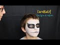 Halloween makeup squelette avec celine beauty guide limelife by alcone