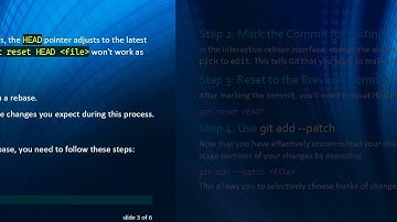 How to Perform a git add --patch During Interactive Rebase