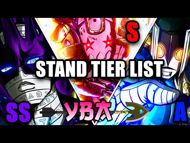 Create a [YBA] Shiny Stands Crazy Diamond Rework Update Tier List -  TierMaker