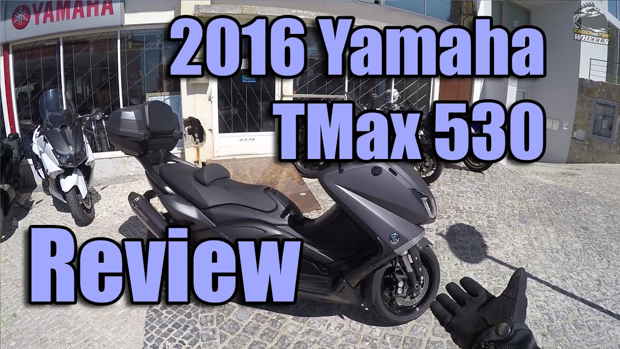 2016 Yamaha TMax 530 Review and Testride - YouTube