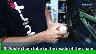 How to Apply Squirt Long Lasting Chain Lube