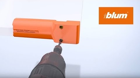 Drilling template for cabinet connectors | Blum