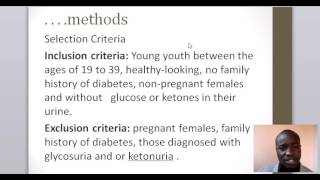 Determination of Local Reference Values for Random Blood Glucose Levels in Young Adults