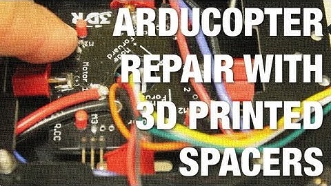 ArduCopter APM 2.5 Repair with 3D Printed Spacers for Power Distribution Board