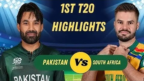 Pakistan vs South Africa 1st T20 2024 Full Highlights | Pak vs SA