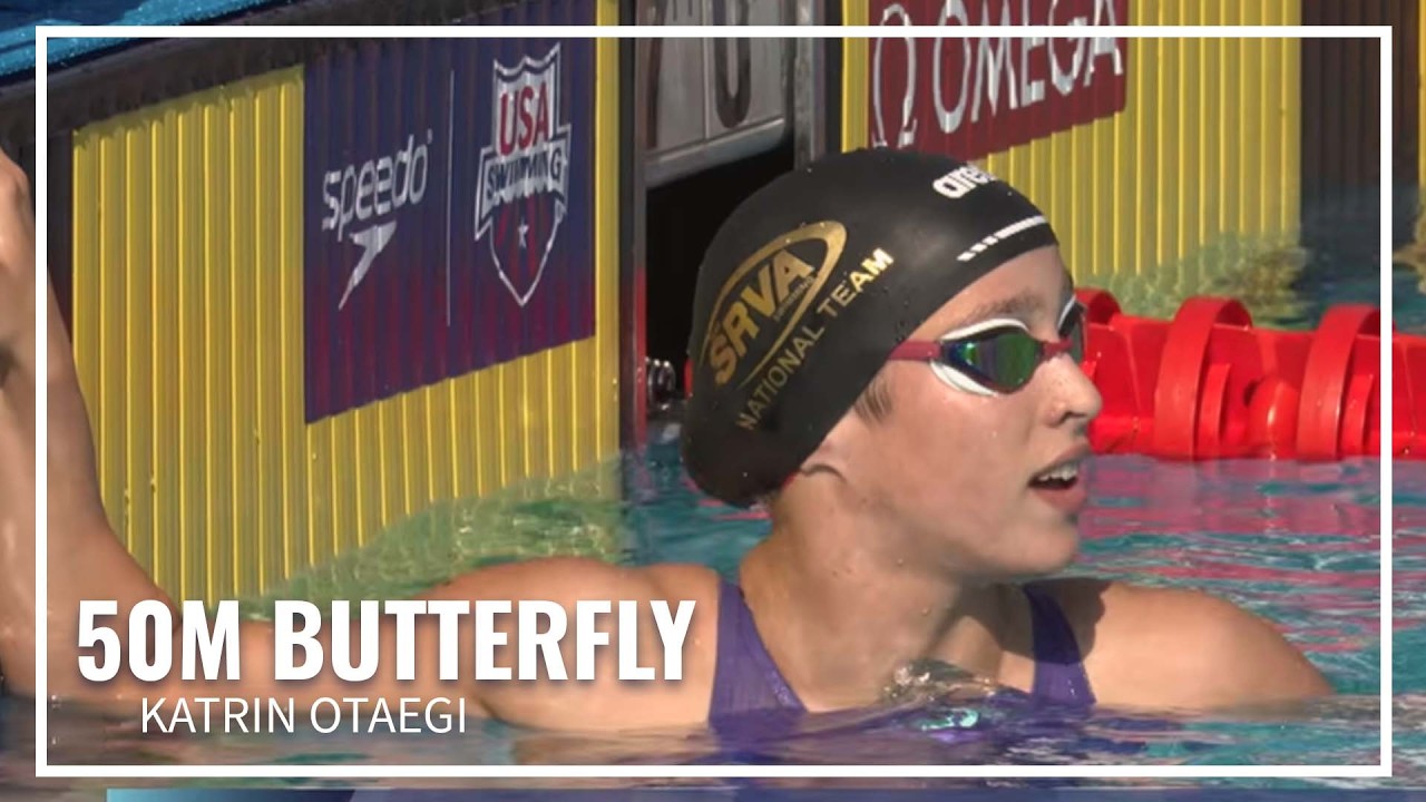 Katrin Otaegi Wins 50M Butterfly | 2026 Speedo Junior Nationals