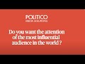 Discover politico media solutions  politico