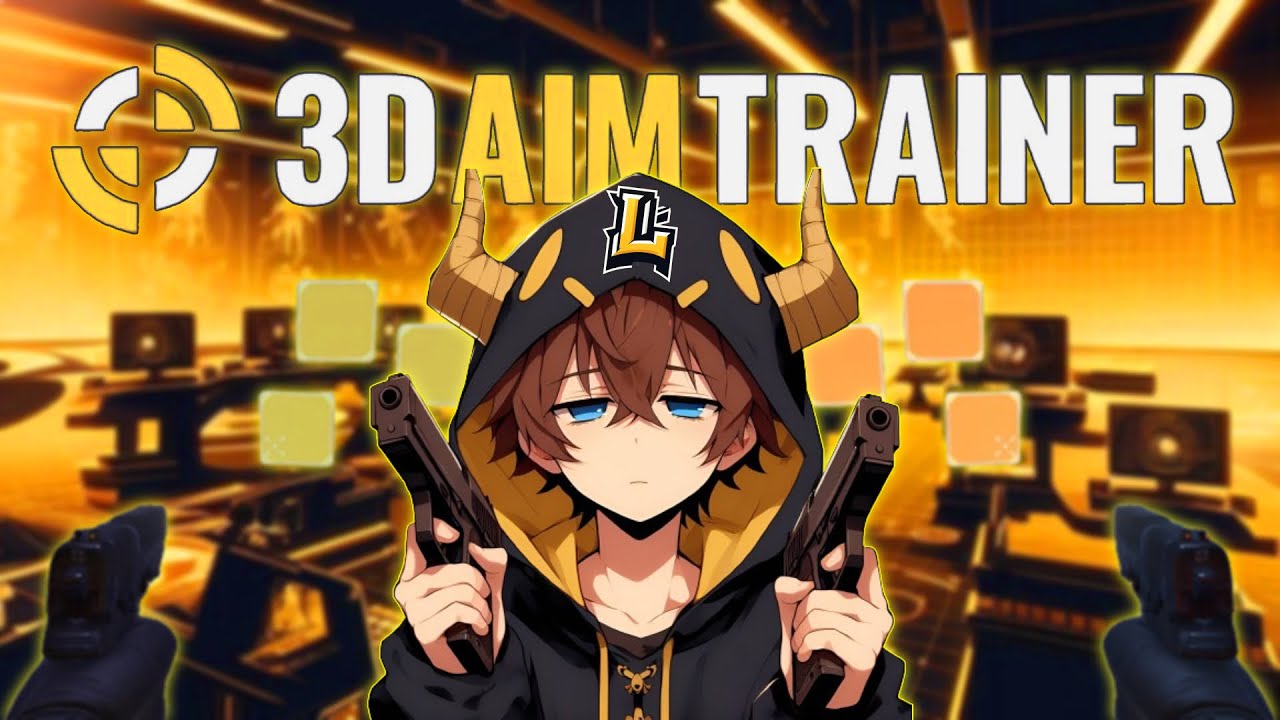 Short AIM Training (but I'm bad) - 3D AIM Trainer - YouTube