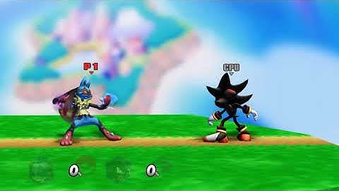 PROJECT M EX REMIX 0.95 B MEGA LUCARIO MOVESET SHOWCASE