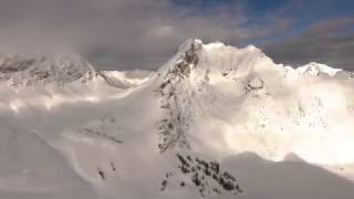 Sledding in Gorman, Golden BC February 2017