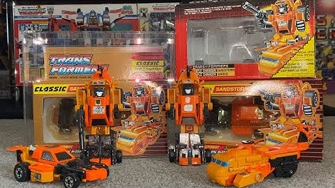 Transformers generation one Sandstorm review. G1 complete vintage collection variant generations