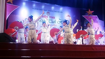 Tốp múa Tiên học lễ hậu học văn//Hội thi Giai điệu tuổi hồng Thành phố Hà Nội 2018