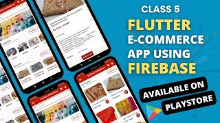 Flutter ecommerce app using firebase with admin panel | Make Welcome screen of ecommerce app