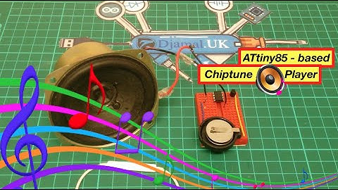 ATtiny85 - based Chiptune Player 1-Bit Music「Part 1」