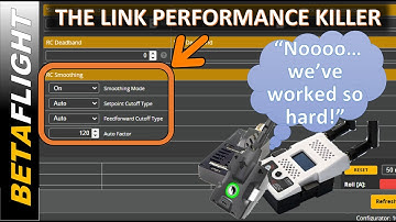 Betaflight RC Smoothing | HIGH performance link KILLER