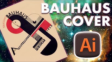 How to Create a Bauhaus-Inspired Book Cover in Adobe Illustrator – Step-by-Step Design Guide