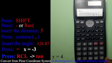 Scientific Calculator Tricks-2: FX 991MS: Convert from Rec to Polar. and From Polar to Rectangular