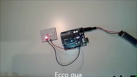 1) Facciamo lampeggiare un Led