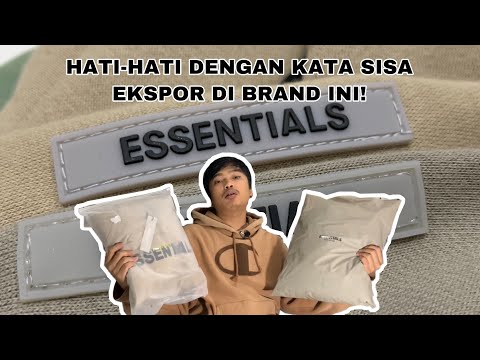 Video: Hoodie essentials merek siapa?