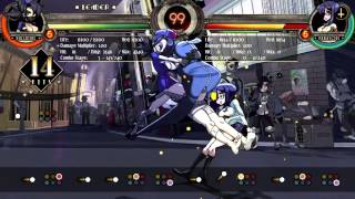 Skullgirls 2nd Encore: Basic  Valentine  Combo