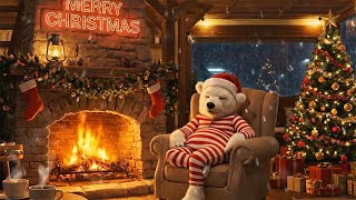 Polar Bear Winter Screensaver | Fireplace Ambience for Relaxation screenshot 5