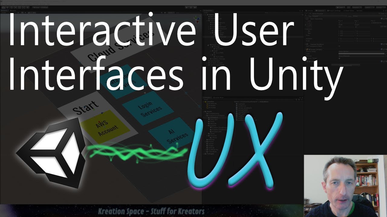 Interactive user. Unity Интерфейс. HOLOLENS UI.