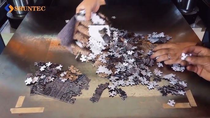 600 ton industrial puzzle press machine, jigsaw puzzle die cutting
