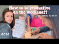 How to be PRODUCTIVE on a Sunday! | study with me