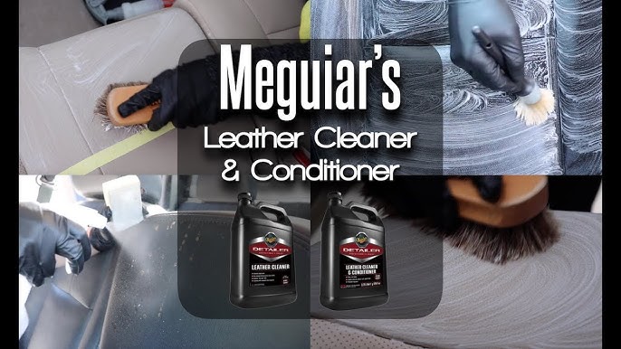 How I Clean My Katzkins Leather Seats. Meguiars Leather Cleaner and  Conditioner! 
