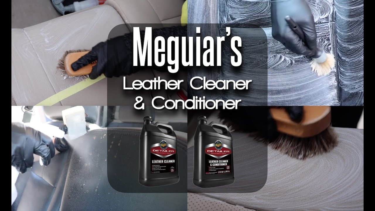 Meguiars Uruguay - Leather Cleaner & Conditioner de Meguiar's está  expresamente formulado para mejorar la apariencia del interior de cuero y  superficies de vinilo.⁣ ⁣ Limpieza especializada y agentes de  acondicionamiento están