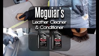 Meguiar's Dedicated Leather Cleaner & Conditioner!