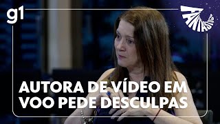 Thumbnail for Mulher que gravou 'caso do assento no avião' diz que não conhecia envolvidos | FANTÁSTICO