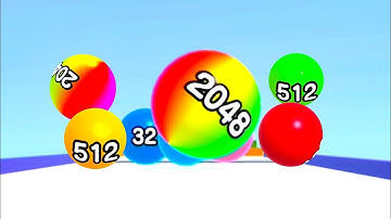 Ball Run 2048 - All Levels Gameplay Android,iOS NEW UPDATE (Level 379 - 406)