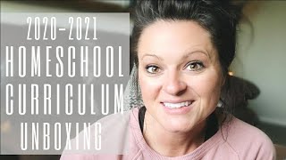 new 20202021 Homeschool Curriculum Unboxing