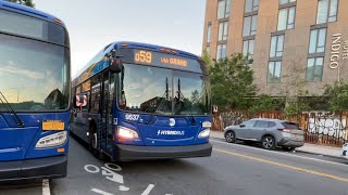MTA Q59 bus #9537 full ride from Metropolitan Av & Macri Sq to Wythe Av & S 1 St.