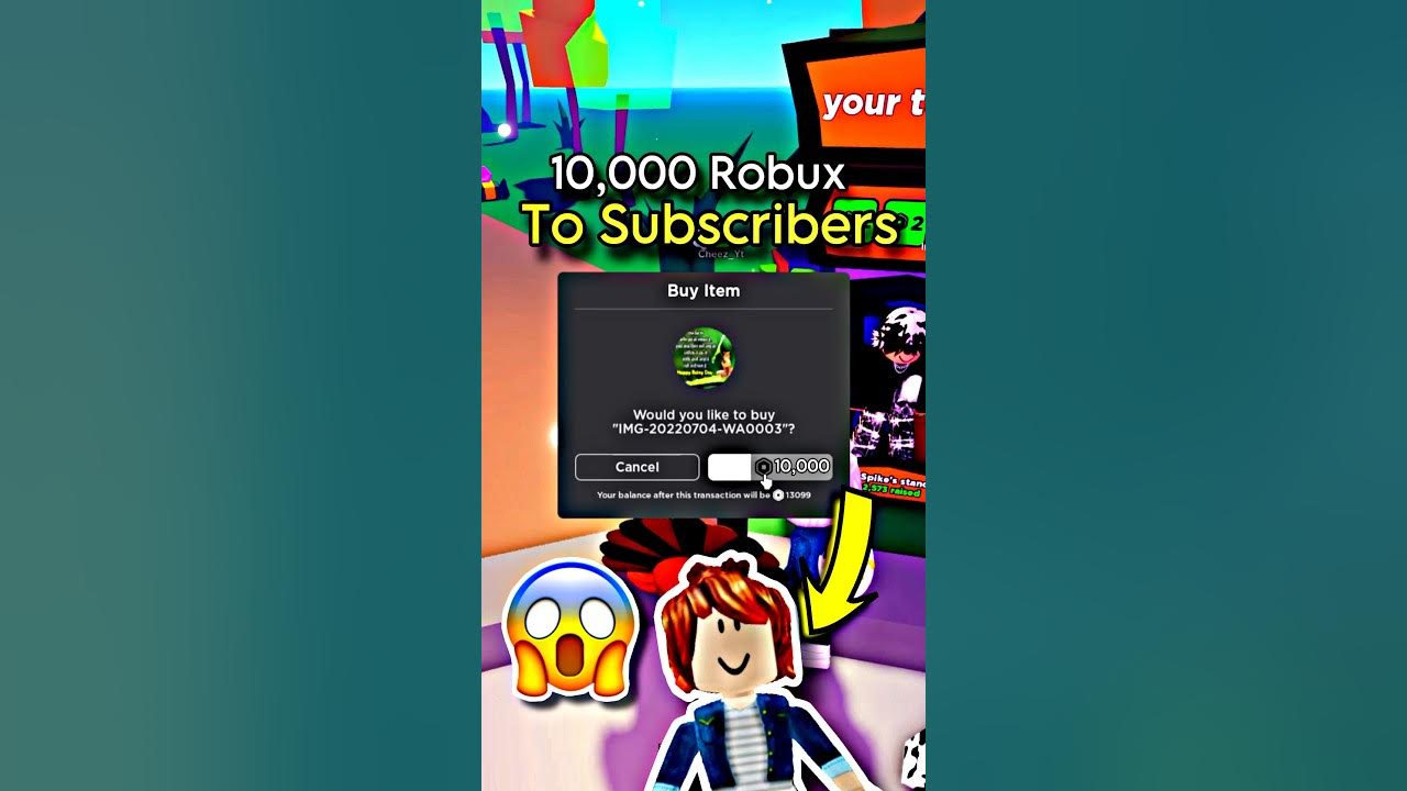 Convide amigos e ganhe até 10000 Robux!