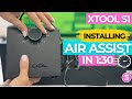 xTool S1 Air Assist 30 l/min luchtstroom-luchtondersteuningsset voor