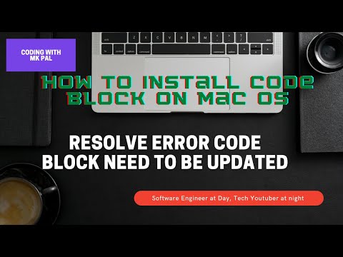 Code Blocks Need to be Updated Error in Mac OS|Install CodeBlocks on Mac OS Catalina|Install X Code.