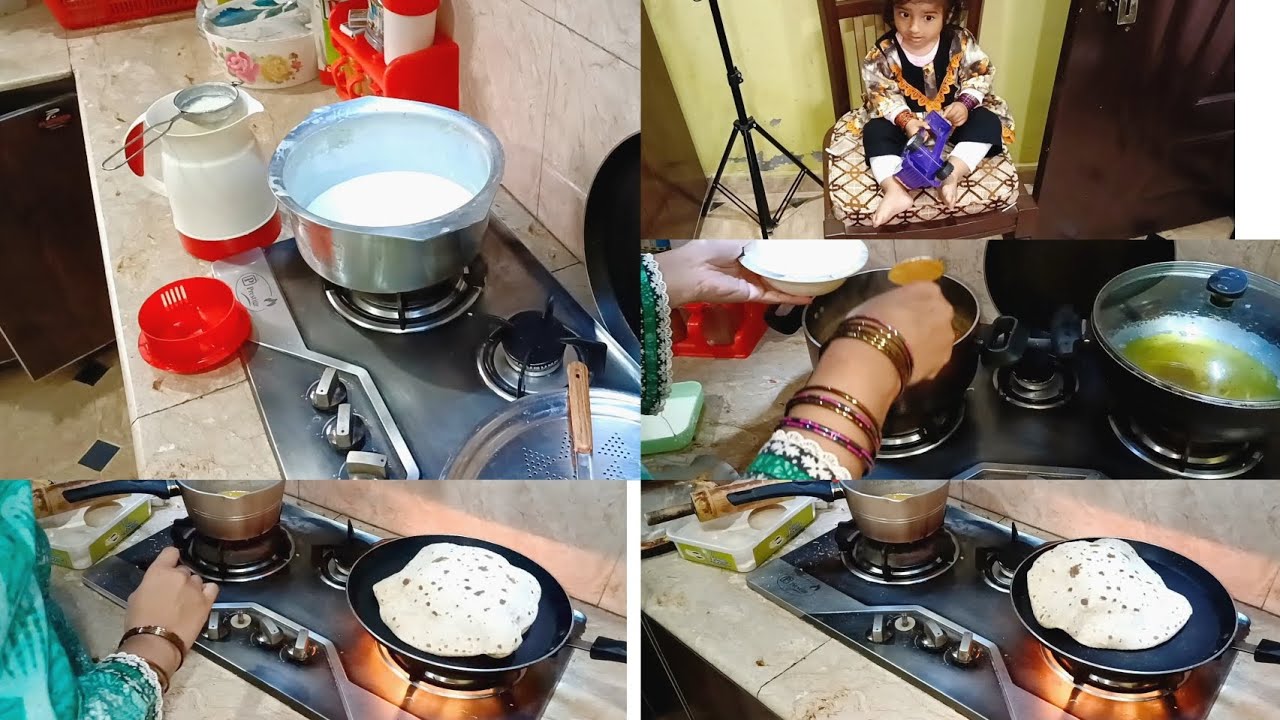 Bina Kisi Ki Madad Ke Bacha Paalna | Gobhi Chicken Recipe| Solid Dahi jamay ki easy Tip #dailyvlog 